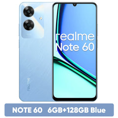 【الإصدار الأول】 هاتف realme Note 60 الذكي، كاميرا 32 ميجابكسل، شاشة 6.74 بوصة، معدل تحديث 90 هرتز، بطارية 5000 مللي أمبير، IP64، شريحة قوية ثماني النواة