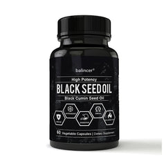 Balincer Premium Black Seed Oil 120 Capsules - Support Overall Health | Immune System Support - |Non-GMO, Gluten-Free Supplement