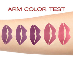 5-in-1 Fruit Velvet Matte Lipstick Set, Long-Lasting, Highly Pigmented, Moisturizing Lip Balm, Smooth Application for Soft lips