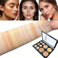 10 Colors Concealer Palette Eye Repairing Base Palette Matte Dark Circles Tattoo Contour Covering Concealer Cream Lasting Makeup