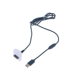 For XBOX 360 Wireless Controller Handle Connection Cable Accessory 1.5M USB Play Charging Charger Cable Cord