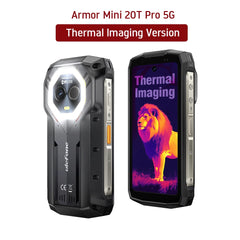 【العرض الأول عالميًا】هاتف Ulefone Armor Mini 20T Pro 5G بشاشة 4.7 بوصة وإضاءة LED ونظام تشغيل Android 14 وبطارية 6200 مللي أمبير في الساعة وذاكرة 16 جيجابايت + 256 جيجابايت وقوة 33 وات