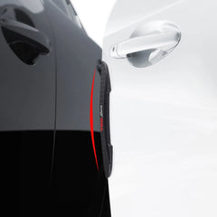 4Pcs Car Door Edge Anti-collision Strips Bumper Trim Sticker Accessories For Toyota Rav4 Corolla Chr Yaris Camry Cross Auris TRD