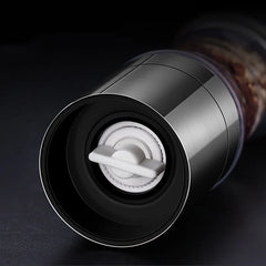 Two-in-one Pepper Grinder Stainless Steel Double-head Kitchen Gadgets Sea Salt Spice Manual Two-head Grinder