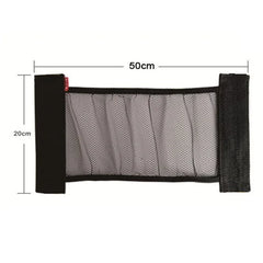 Car Trunk Elastic Mesh Fixed Straps Car Interior Organizer Extinguisher Storage Net Bag Seat Back Fixing Bag Auto Accessories