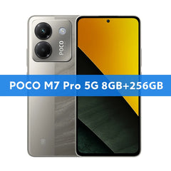 POCO M7 Pro 5G النسخة العالمية Dimensity 7025-Ultra 120Hz FHD+ شاشة AMOLED للعناية بالعين بطارية 5110mAh NFC