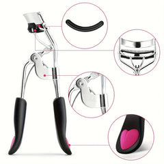 7/15pcs Eyelash Curler Set With Replacement Pads For Women Eyelashes Curling Tweezers Clips Lash Mascara Wands Brush Makeup Tool