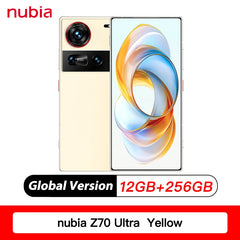 النسخة العالمية الأصلية الجديدة Nubia Z70 Ultra NX733J Snapdragon8 Elite شاشة 1.5K HD عدسة 35 مم 50 ميجابكسل * 2 + 64 ميجابكسل 6150 مللي أمبير 80 واط IP69 NFC