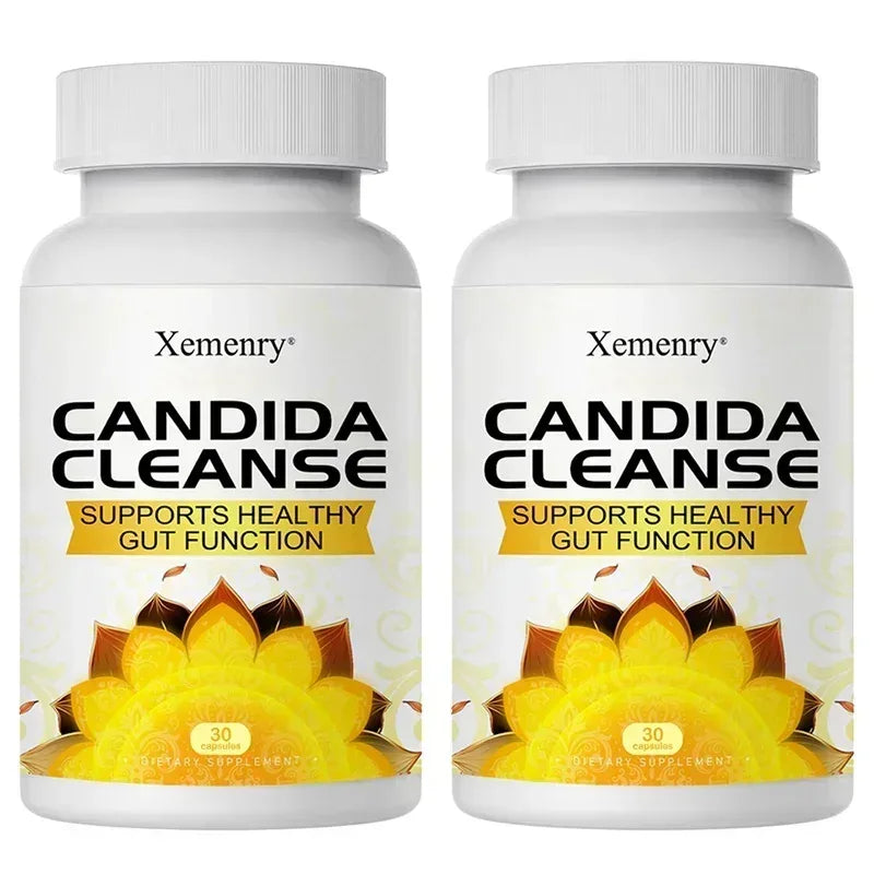 Candida Cleanse - Support Intestinal Detox & Cleansing, Balances Intestinal Flora, Metabolism, Supports Gut, Digestive Health - Mumzar