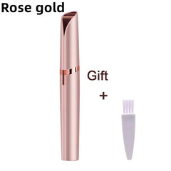 Mini Eyebrow Trimmer Multifunctional Hair Removal Safety Portable Electric Battery Electric Trimmer Automatic Trimmer for Facia