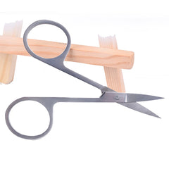 1 Pcs Professional Stainles Nails Eyebrow Nose Eyelash Cuticle Trimmer Epilator Scissor Manicure Tool Curved Pedicure Scissors