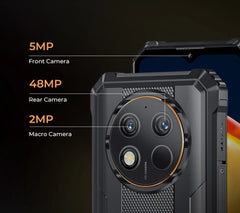 هاتف Oukitel G1 الذكي المتين بنظام Android 24GB (6+18)+256GB 10600mAh 6.52' HD Display NFC هاتف متين