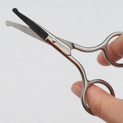 1pc European-style Makeup Scissors 9CM Compact Stainless Steel Small Professional Eyebrow Nose Hair Cut Manicure Nail Tools