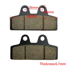 Brake Pad Of Citycoco Electric Bike Electric Scooter Chinese Halei Scooter Spare Parts Front And Rear Brake Pad Brake Caliper
