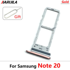 حامل بطاقة SIM جديد مع درج شريحة ومقبس محول لهاتف Samsung Note 20 / S20 Ultra المحمول مع بطاقة SIM مزدوجة