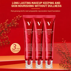 30g Red Upgrade FV Foundation Precious Luxury Waterproof Makeup Base Concealer Oil Control Hydrating Cream High Coverage
