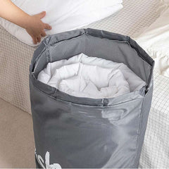 Smile Nylon Laundry Bag Travel Storage Pouch Machine Washable Dirty Clothes Storage Wash Drawstring Bag Large Capacity