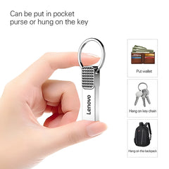 محرك أقراص فلاش USB من لينوفو بسعة 2 تيرابايت و512 جيجابايت، USB 3.0 معدني، مفتاح محرك أقراص USB 1 تيرابايت من النوع C عالي السرعة، محرك أقراص فلاش صغير 128 جيجابايت للهاتف