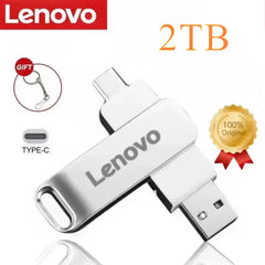 Lenovo 16TB USB 3.2 Pen Drive 8TB High Speed Transfer Metal Portable SSD Pendrive Cle U Disk Flash Drive Memoria 4TB USB Stick
