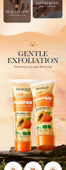 Papaya Vitamin C Whitening Exfoliating Scrub Moisturizing Deep Cleaning Scrub Gel Smoothing Nourishing Skin Summer