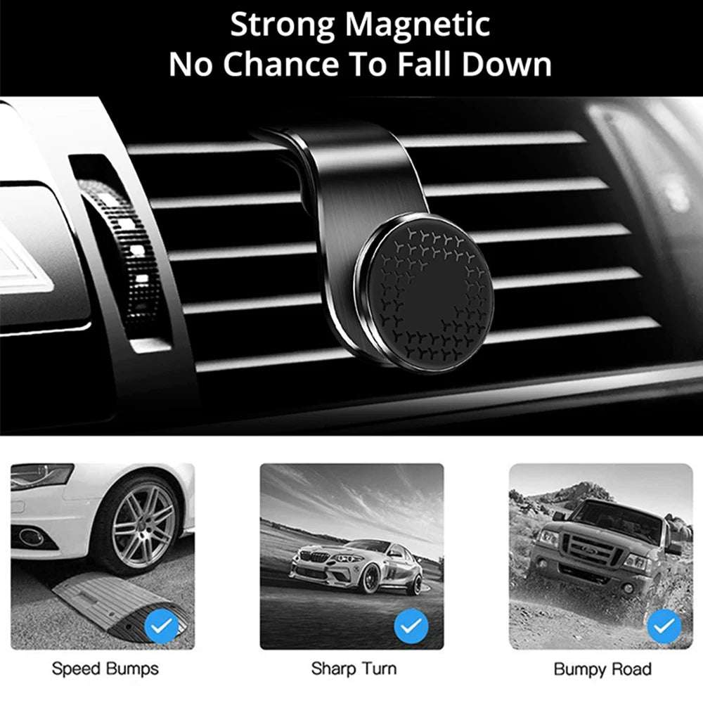 Magnetic Car Phone Holder Mobile Support For The Car Cell phone Support Mobile Door For Auto For iphone Xiaomi Huawei Samsung