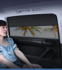 Car Window Sunshade Magnetic CarCurtain For Baby Sun Shade Front RearSide Window Parasol Auto Sun UV Protection