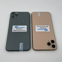 هاتف iPhone 11 pro Max الأصلي بشاشة 6.5 بوصة وذاكرة داخلية 64 جيجابايت وذاكرة وصول عشوائي 256 جيجابايت ومعالج A13 Bionic ونظام تشغيل IOS وشبكة 4G LTE مستعمل ومزود بخاصية التعرف على الوجه وهاتف ذكي من Apple
