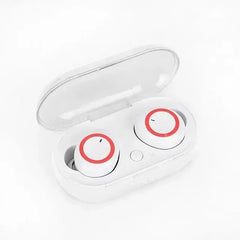سماعات أذن لاسلكية Y50 TWS Fone Bluetooth مع تحكم باللمس وسماعة رأس لاسلكية مزودة بميكروفون وسماعات أذن بلوتوث