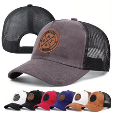 قبعة بيسبول صيفية شبكية للنساء والرجال من ENJOY LIFE مع رقعة حروف Snapback قبعة كاجوال قابلة للتنفس للجنسين قبعات سائقي الشاحنات في الشارع الهيب هوب
