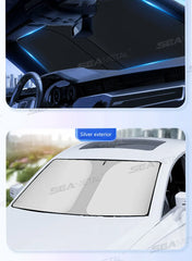 BLALION Car Windshield Sun Shade Blocks UV Ray Reflector Auto Window Sun Shade Visor Shield Cover Protector Foldable Parasol