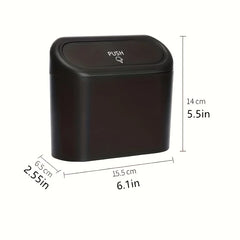 1pc Car Trash Can - Mini Garbage Bin and Organizer for Clean and Tidy Car Interiors