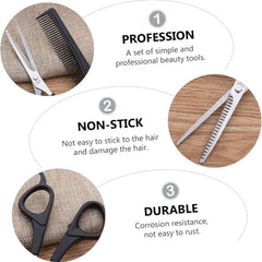 Clearance_3Pcs/Set Hairdressing Scissors Kit Tool for Children's Hair Thinning and Styling Hair-for Men and Women Scissors Comb
