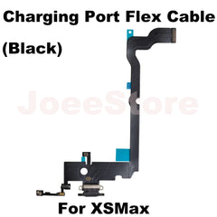 Charging Port Flex Cable for iPhone 11 12 13 14 Pro Max Mini X XS XR USB Charger Dock Connector With Microphone Ribbon Repair