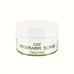 GZE Underarm Scrub with Peppermint, Aloe Vera and Walnut Shell Powder, Underarm Scrub Helps on Removing Odor, Deep Cleanse