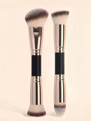 Double-Headed Foundation Brush 2 Foundation Brushes Multi-Functional Double-Headed Brush Multi-Functional Double-Headed Makeup Brush Multi-Purpose Makeup Brush Makeup Foundation Brush Contour Brush Concealer Brush