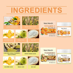 Facial Scrub - Gently Clean Face, Exfoliate, Moisturize, Soften Skin, Brighten Complexion, Improve Skin Texture, 100g