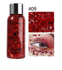 Eye Glitter Nail Hair Body Face Gel Art Waterproof High Gloss Glitter Body Multifunctional Makeup Decoration Party Festival