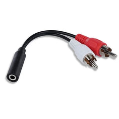 3.5mm Audio Aux Socket pole  male female Jack Plug To 2RCA 3 RCA male female Adapter 3RCA Audio video AV Cable Wire Cord