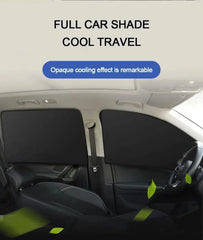 2Pcs Car Side Window Sun Shade Magnet Privacy Curtains UV Reflection Anti Glare UV Block Sunshade for Front/Back Window