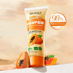 Papaya Vitamin C Whitening Exfoliating Scrub Moisturizing Deep Cleaning Scrub Gel Smoothing Nourishing Skin Summer