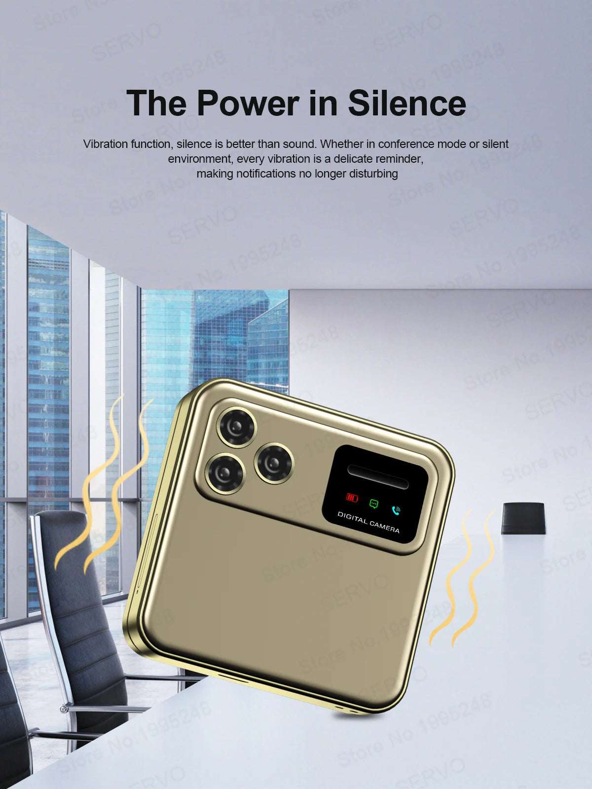 SERVO R18 PRO Side Slider Mobile Phone 2.4" Rotate Display Dual SIM Standby Magic Voice Flashlight 2G GSM Card Button Cellphones
