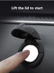 One Click Start Protection Cover For Automobile Interior Decoration Paste Ignition Ring Decoration Car Decor Car Accessories