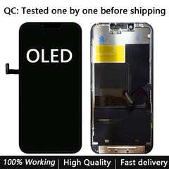 شاشة LCD OLED TFT جديدة لهاتف iPhone 13 Pro Max شاشة لمس ثلاثية الأبعاد 14 Pro Max 14 Plus بديل محول رقمي LCD Incell تم اختباره