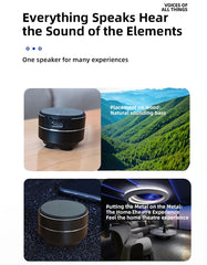 Black technology bone conduction speaker is coming. Sound is produced through different media. Small but with large volume.