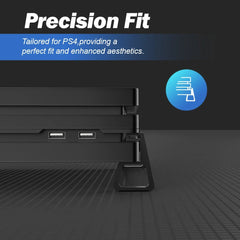 TECTINTER Cooling Horizontal Version Holder Stand For PS4 /Slim /Pro Console Accessories Anti-Slip Base Flat-Mounted Bracket
