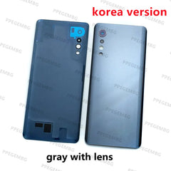 Back Glass G9 Replacement For LG Velvet G9 4G G910 5G G900 Battery Cover Rear Door Lid Panel Housing Case Camera Lens Sticker