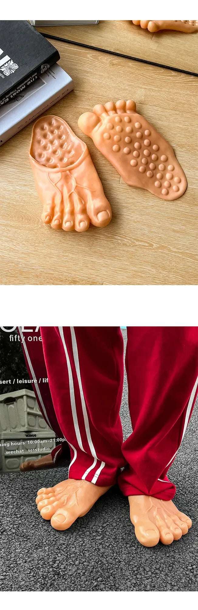 Funny Man Slippers Women Footwear Shoes Fashion Outdoor Beach Couple Slippers Role Playing Bigfoot Amazing Sandals Of The Hulk