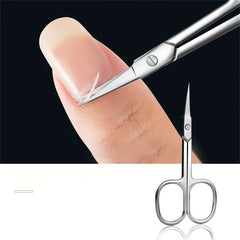 Eyebrow And Nose Hair Scissors, Small Stainless Steel Scissors For Nails, Nail Trimmers, Facial Trimmers, Makeup And Beauty Tool