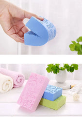 Bath Sponge Scrub Shower Soft Exfoliating Body Skin Shower Spa Bath Brush Washing Sponge Pad Sponges Cleaning Spa Bath Ball