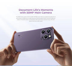 هاتف OUKITEL P1 الذكي بشاشة AMOLED مقاس 6.7 بوصة ومعالج MTK Helio G99 وذاكرة وصول عشوائي (8 جيجابايت) وذاكرة تخزين داخلية (256 جيجابايت) وكاميرا 50 ميجابكسل وبطارية 5150 مللي أمبير في الساعة ونظام NFC ونظام تشغيل Android 14